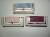 2011 fashion metal trim lady snakeshin tri-fold woman wallet