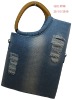 2011 fashion new design denim jean handbag