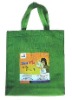 2011 fashion non woven green bag