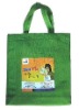 2011 fashion non woven green bag