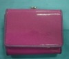 2011 fashion pink glitter  kisslock cute coin purse