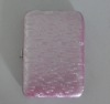 2011 fashion pink grid lady clutch frame purse