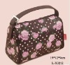 2011 fashion promotional cosmetic bag floral handbag