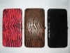 2011 fashion red zebra china frame clutch wallets