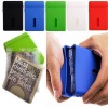 2011 fashion siliocne pouch rubber wallet silicone purse
