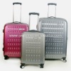 2011 fashion style pure PC trolley luggage
