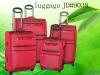 2011  fashion trolley luggage  suitcase with 4 pieces