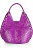 2011 fashion violet crocodile hobo bag