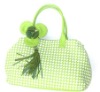 2011 fashion women green flower handbag