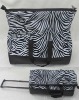 2011 fashionable zebra-stripe  Ladies trolley bag