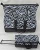 2011 fashionable zebra-stripe Ladies trolley bag