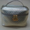 2011 fashional cosmetic bag with mirror cotton cosmetic bag