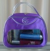 2011 fashional see through purple cosmetic bag cotton cosmetic bag