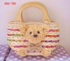 2011 felt fashion straw handbag made in China