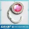 2011 foldable bag hanger with crystal stones
