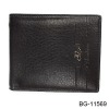 2011 gents black folded leather wallet