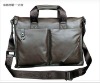 2011 genuine leather business overnight bag