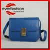 2011 genuine leather messenger bag in blue EV1171