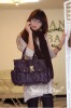 2011 handbags fashion with small MOQ purple color