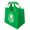2011 high quality promotional recyclable 90gsm pp non woven green bag