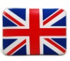 2011 hot UK flag silk screened  neoprene laptop sleeve with zipper