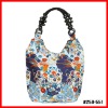 2011 hot fashion floral ladies 100% cotton bag