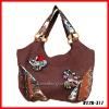 2011 hot floral ladies 100% cotton tote bags wholesale and comstimize
