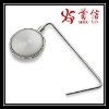 2011 hot sale fashion round metal handbag hook