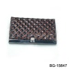 2011 hot sale lady metal frame flat wallet