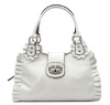 2011 hot sale lady satchel handbag with petal edge