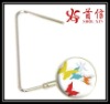 2011 hot sale round metal bag hook with butterfly