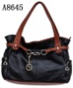 2011 hot sales fashion black ladies genuine handbags in factory price