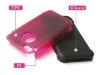 2011 hot sell TPU+PC+Silicone soft case for iPhone 4S/4