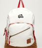 2011 hot sell white cavans backpack