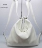 2011 hotsale nice white pu handbag for madams