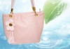 2011 ladies fashion pu pink handbags