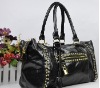 2011 lady's top fashionable snow red clinch loco handbag