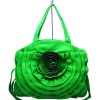 2011-latest big flower handbags(F5038)