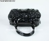 2011-latest black flower handbags(F47-25)