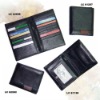 2011 latest  charming stlylish high quality black mens wallet