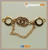 2011 latest fashion costume metal alloy pendant in gold color