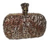 2011 leather clutch purse, party bags