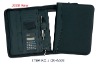 2011 leather portfolio with calculator(CR-A409)