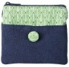2011 linen coin purse with contrast colour matching