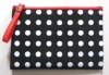 2011 microfiber make up bag with dots printing