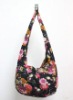 2011 most popular  cotton floral print ladies hobo bag