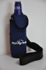 2011 multi fuctional bottle cooler with velcro,neck strap, bottle opener