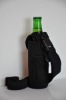 2011 multi fuctional bottle cooler with velcro,neck strap, bottle opener