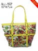 2011 new arrival fashion tote bag with flowers