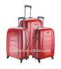 2011 new design abs pc film trolley luggage case 100% PC material